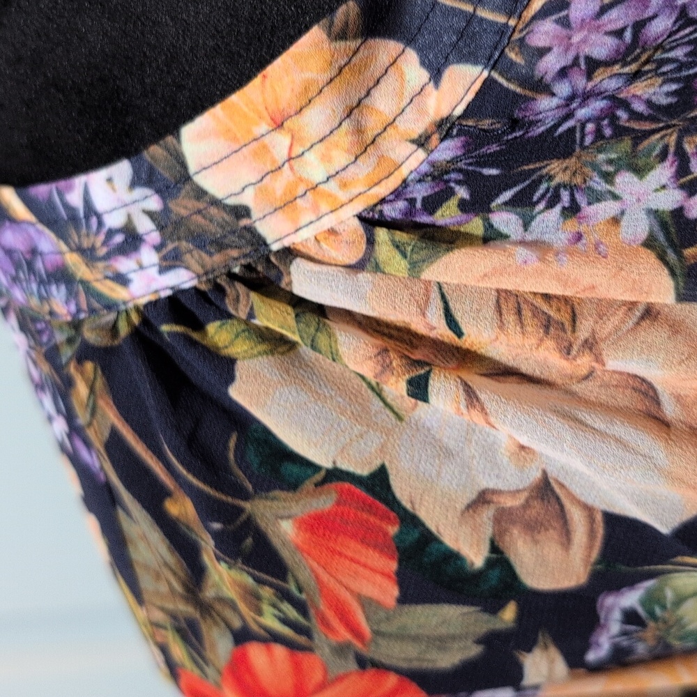 NWT Chicos Trapunto Floral Blouse - Picture 4 of 13